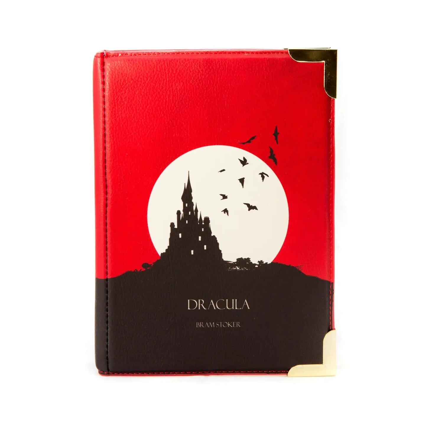 Well Read Dracula Moon Red Book Crossbody Purse Small Bag