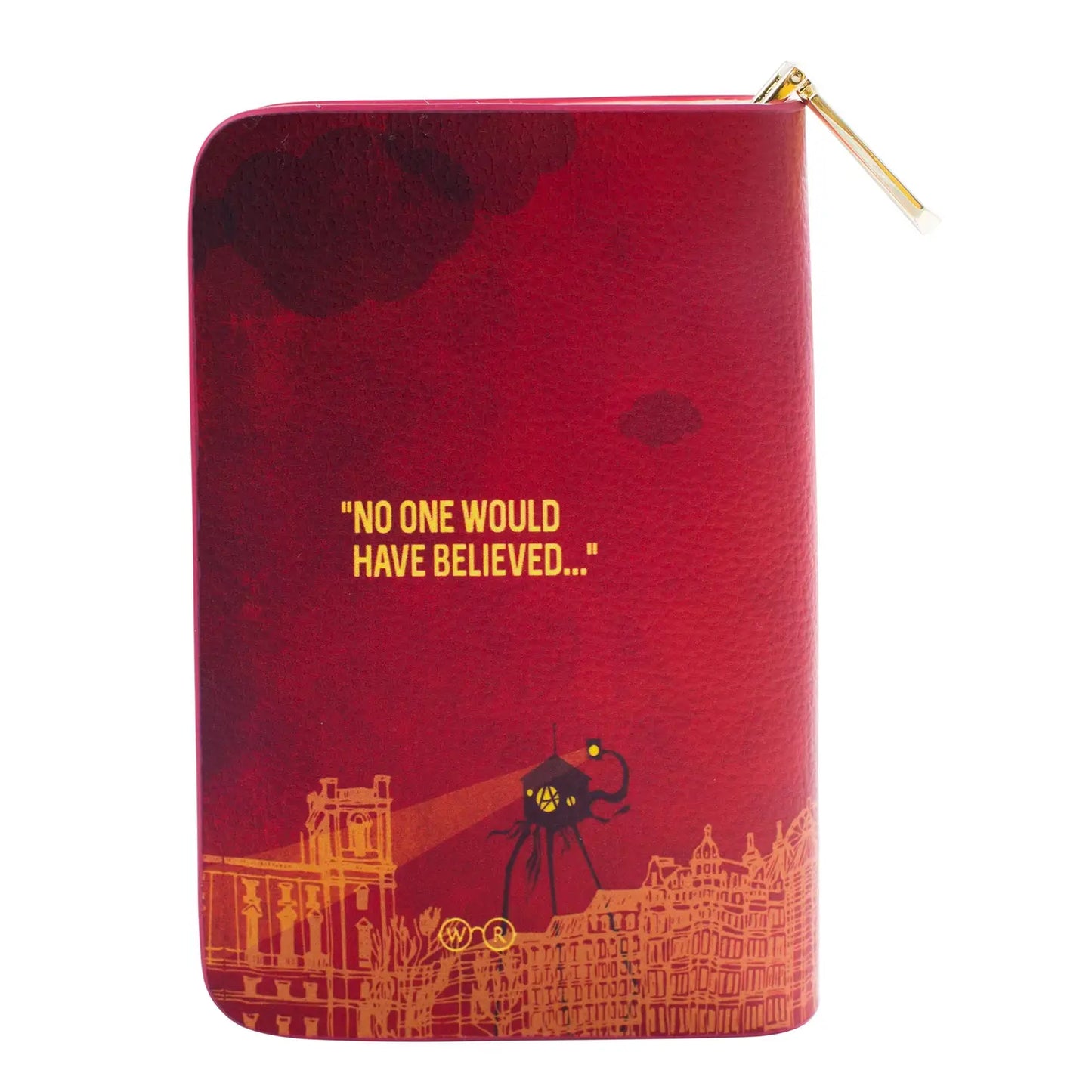 Well Read War Of The Worlds Book Zip Around Wallet