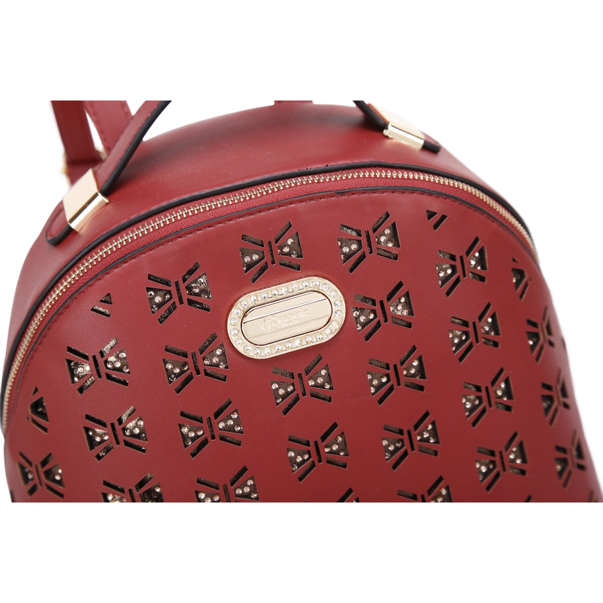Ellie Crystal Backpack Purse Light Pink