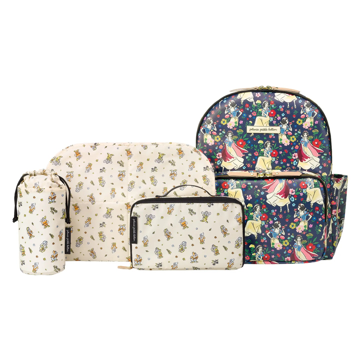 Petunia Pickle Bottom District Backpack Disney Snow White's Enchanted Forest Diaper Bag