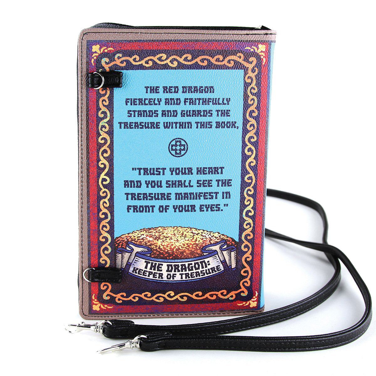 The Dragon Book Clutch & Crossbody Purse