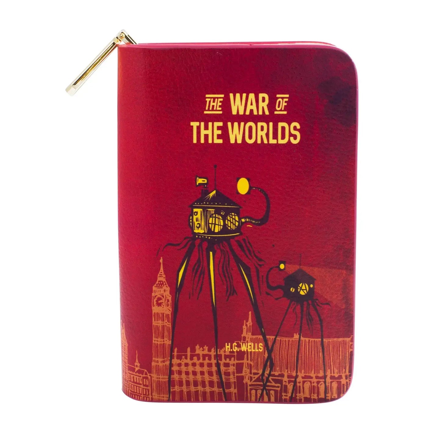 Well Read War Of The Worlds Book Zip Around Wallet
