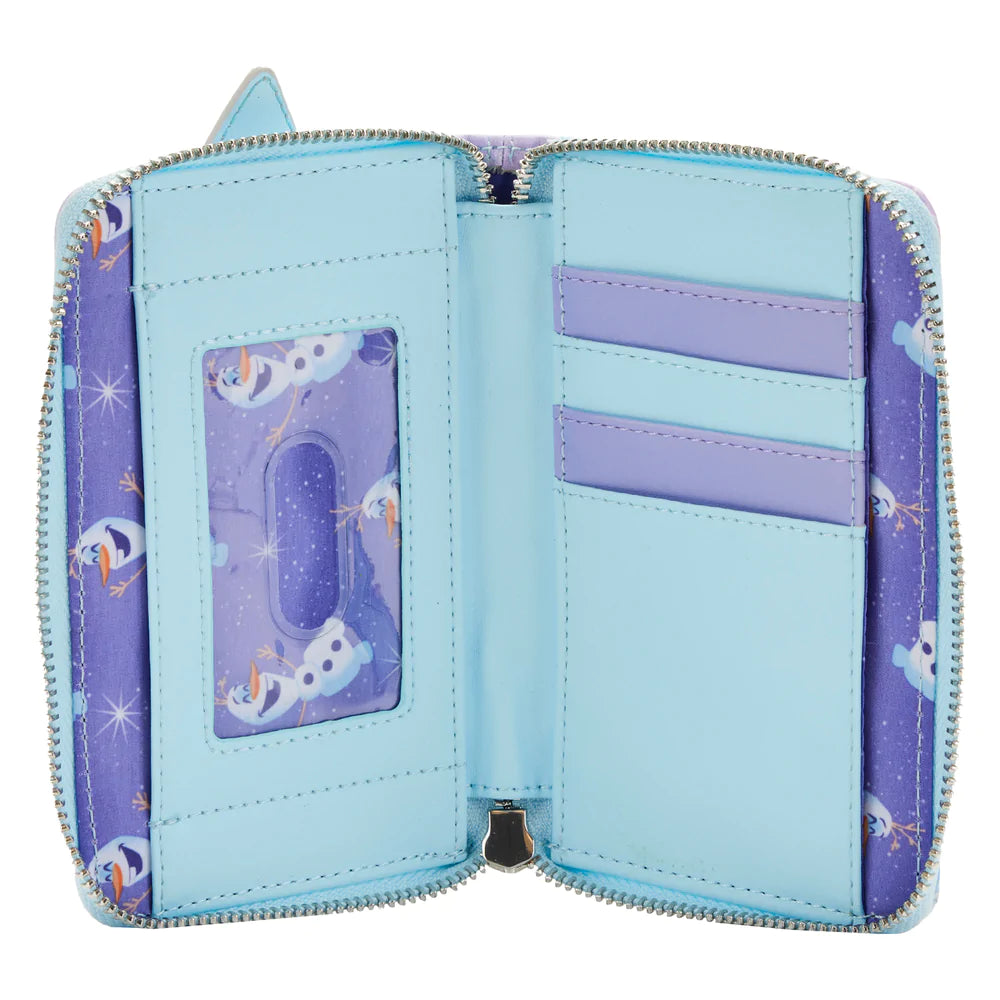 Loungefly Disney Frozen Princess Castle Zip-Around Walleti
