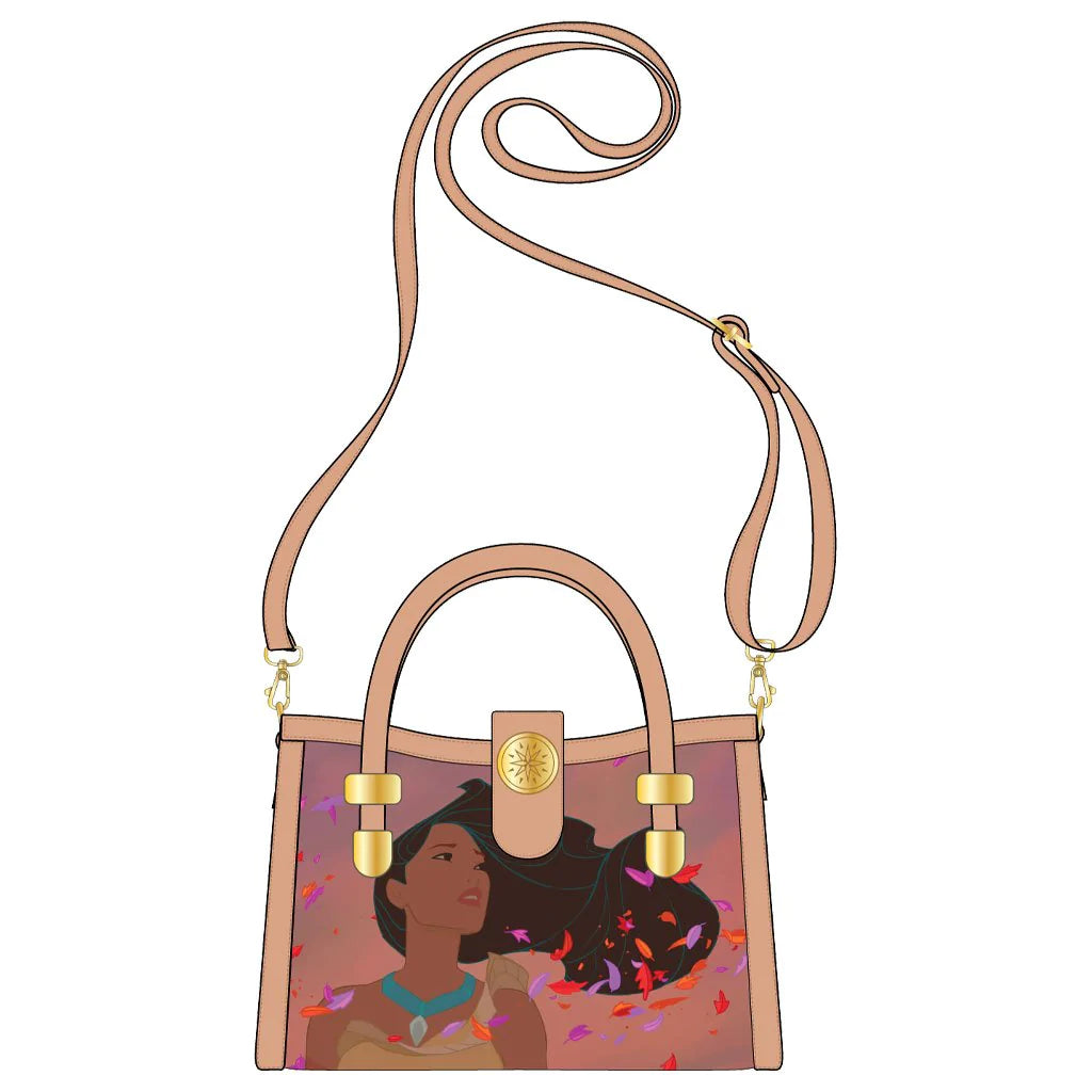 Loungefly Disney Pocahontas Princess Scene Crossbody Bag