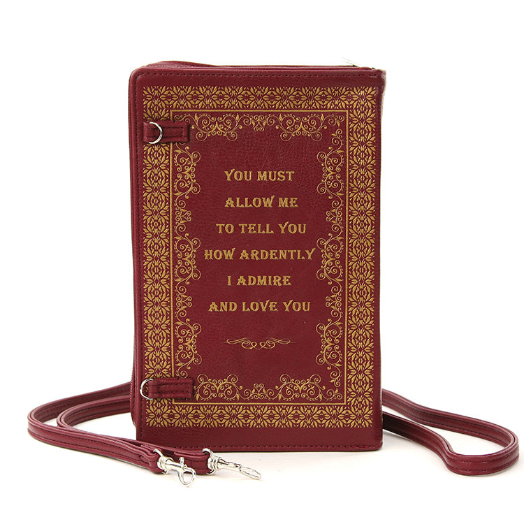 Pride And Prejudice By: Jane Austen Book Clutch & Cross-body Purse