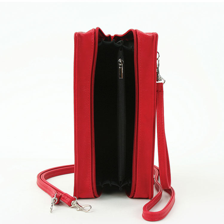 Dracula By: Bram Stoker Book Clutch & Crossbody Purse Red