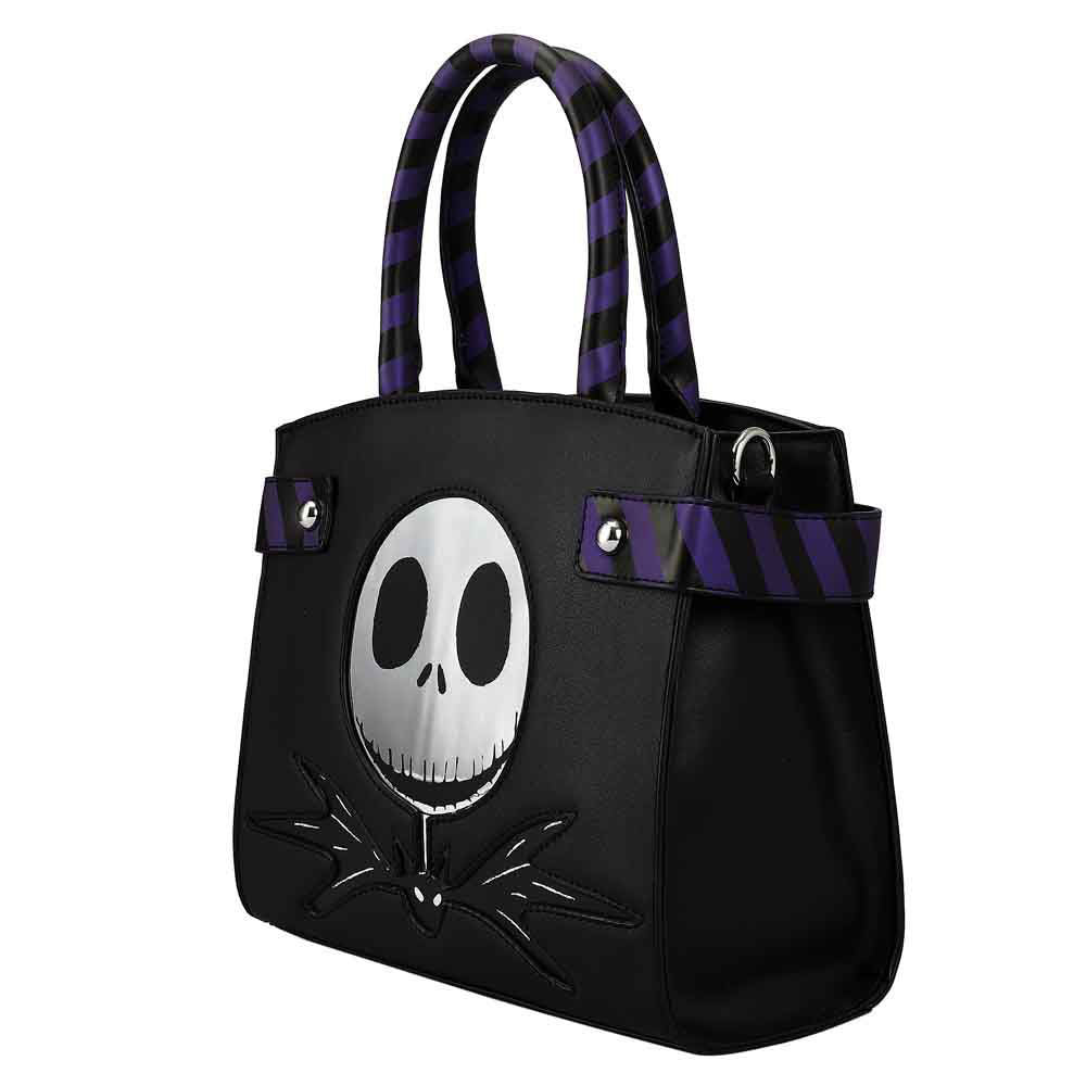 Bioworld The Nightmare Before Christmas Metallic Print Handbag