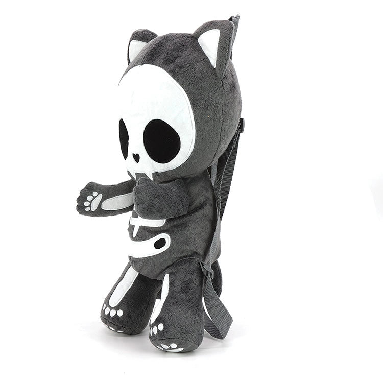 Skeleton Kitten Plushy Backpack