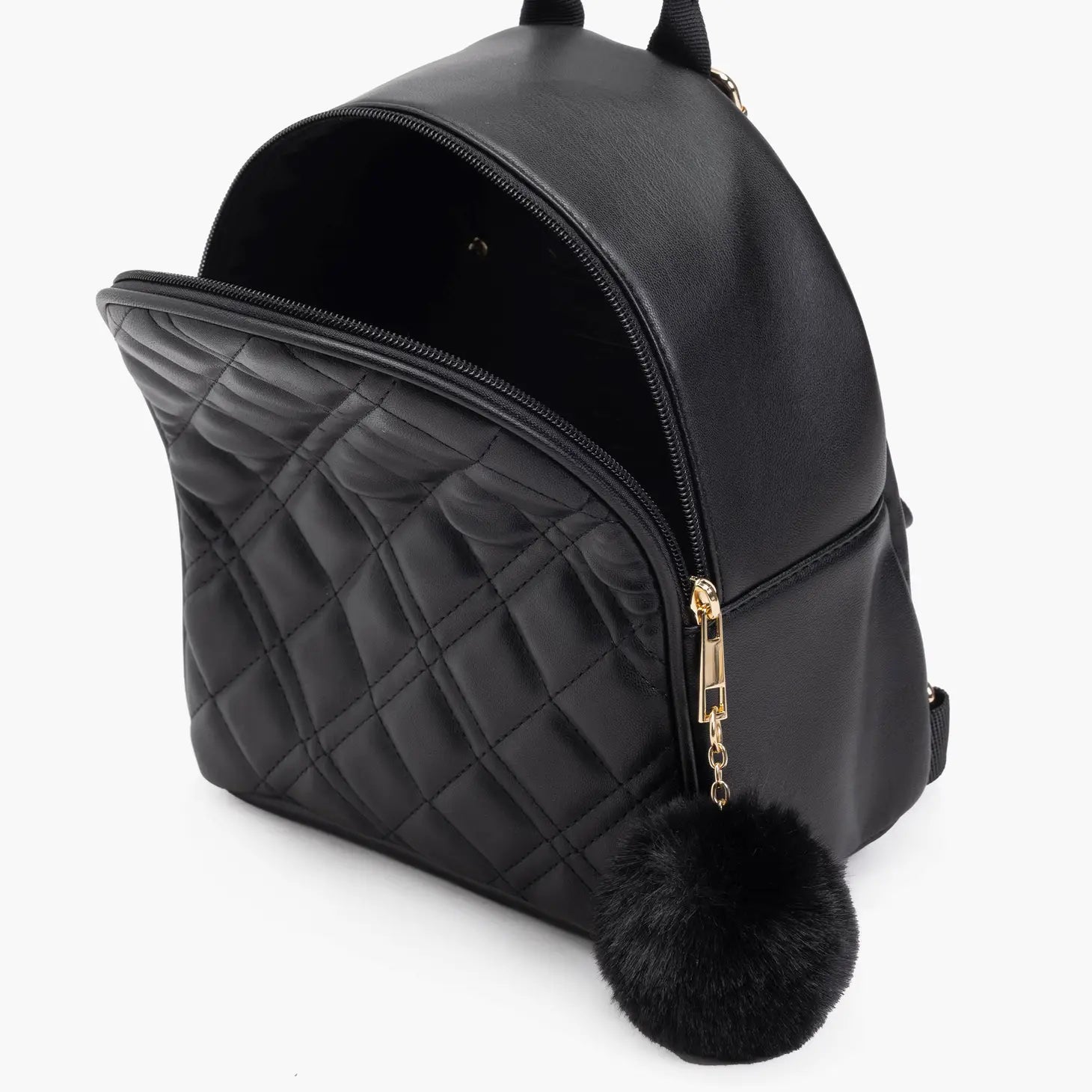 Quilted backpack purse sales