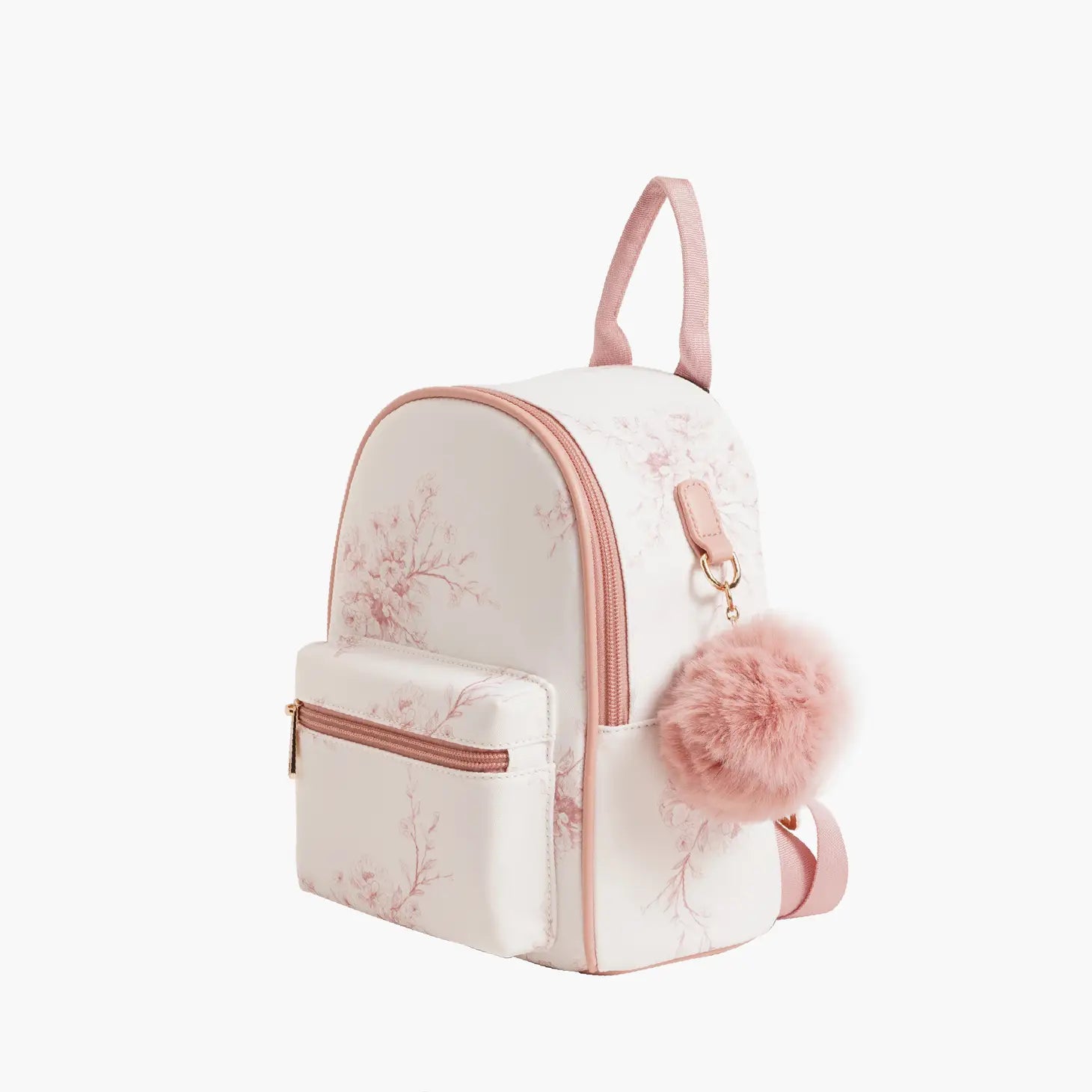 floral mini backpack purse Cori Floral Print Backpack Mauve – Adorn Purse & Co