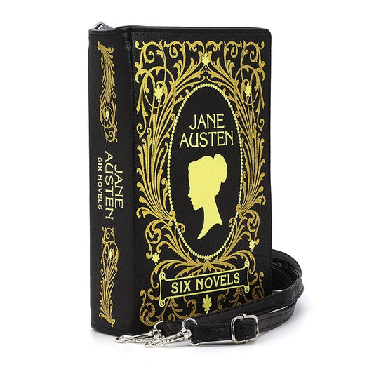 Jane Austen Novels Book Clutch & Cross-body Purse
