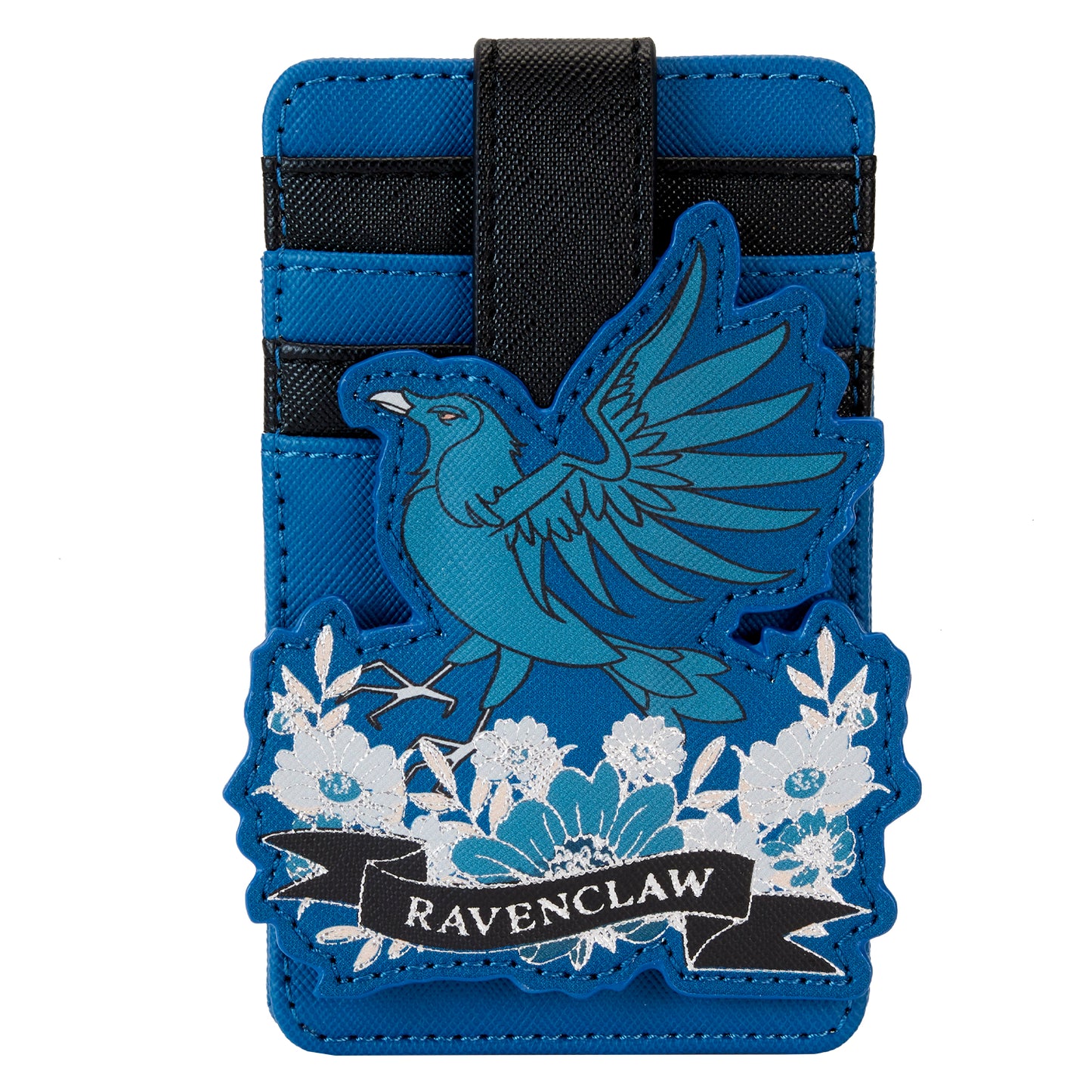 Loungefly Harry Potter Ravenclaw House Floral Tattoo Card Holder