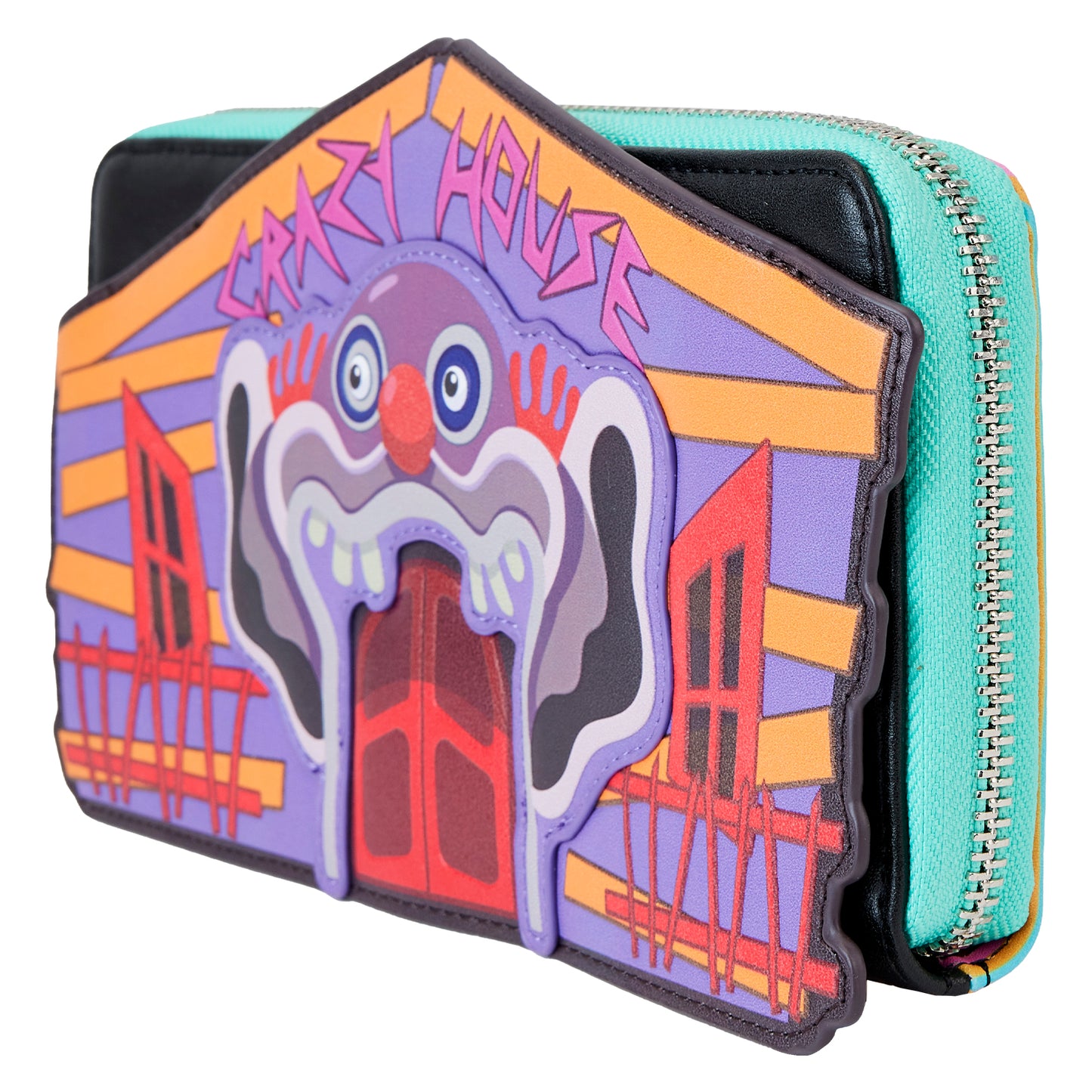 Loungefly MGM Killer Klowns From Outer Space Zip-Around Wallet *PRE-ORDER ITEM*