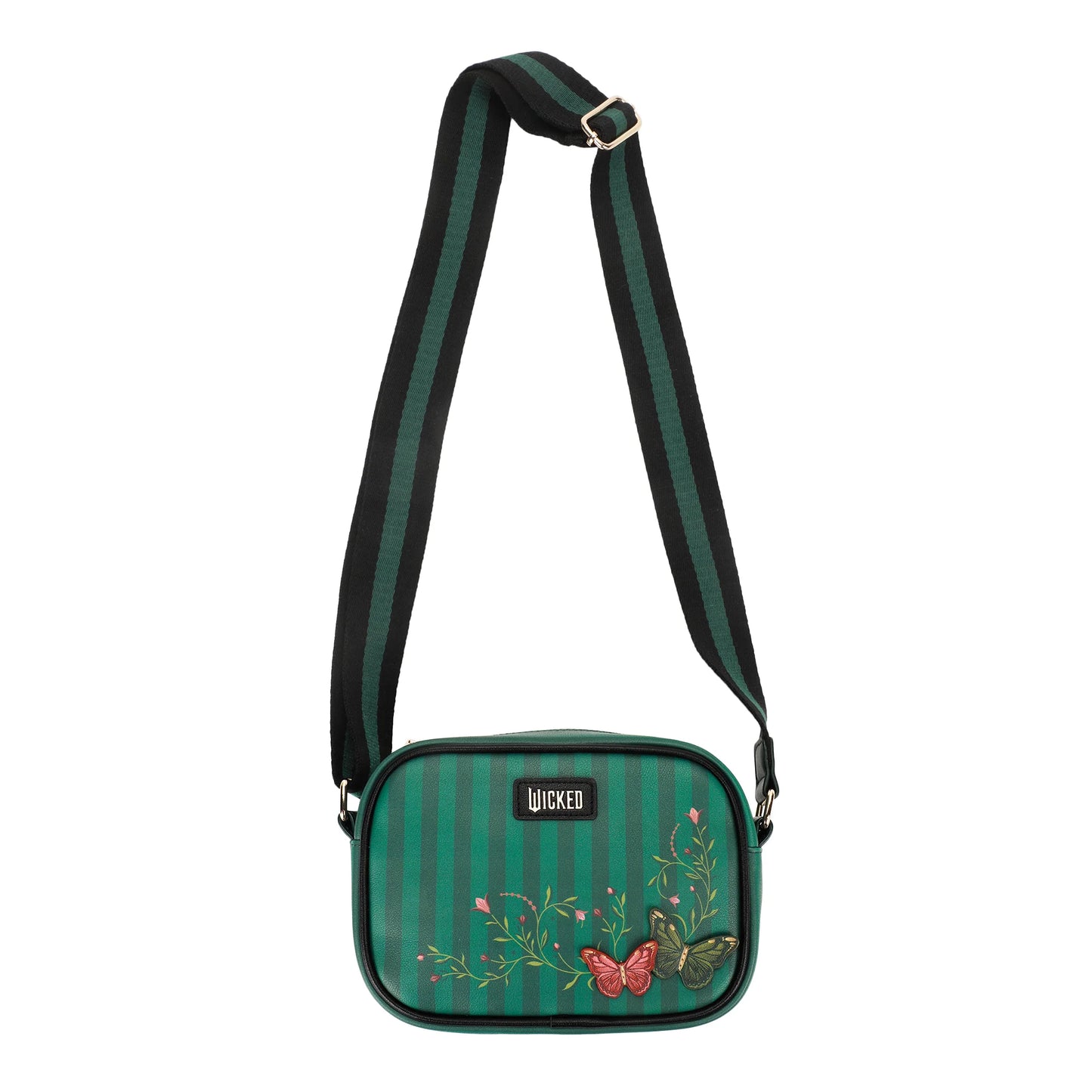 Universal Wicked: Part One Crossbody Bag with Emerald Detailing and Adjustable Strap