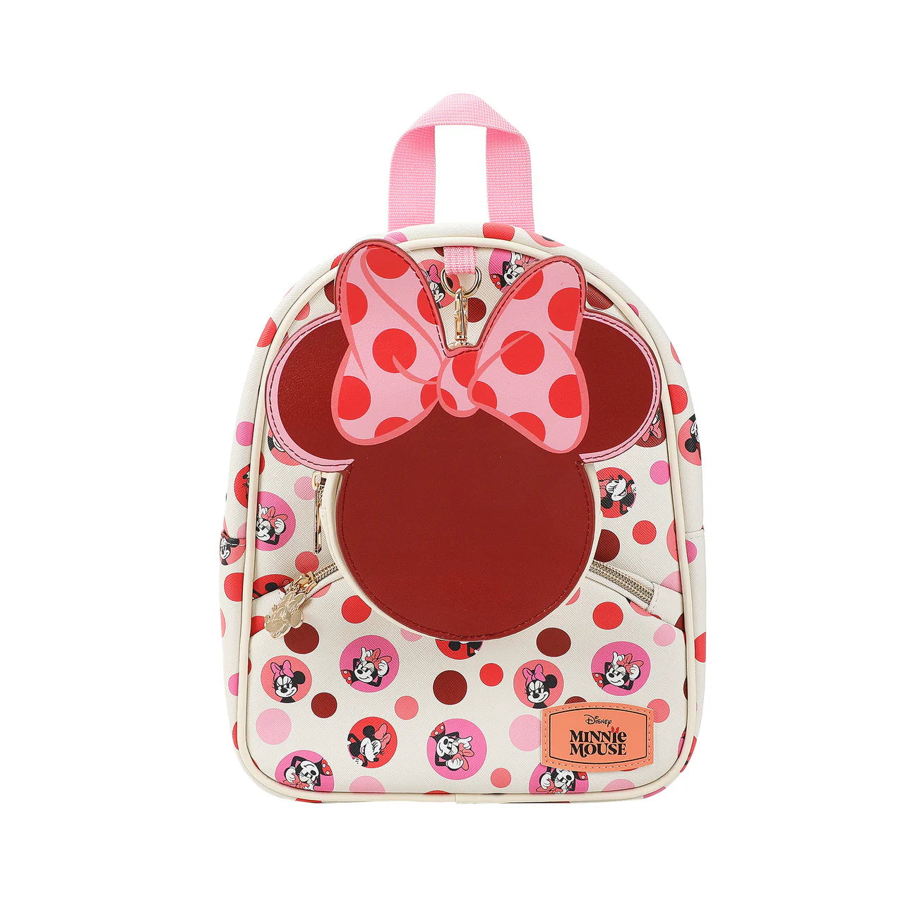 Disney Minnie Mouse Ears & Bow White Mini Backpack For Girls
