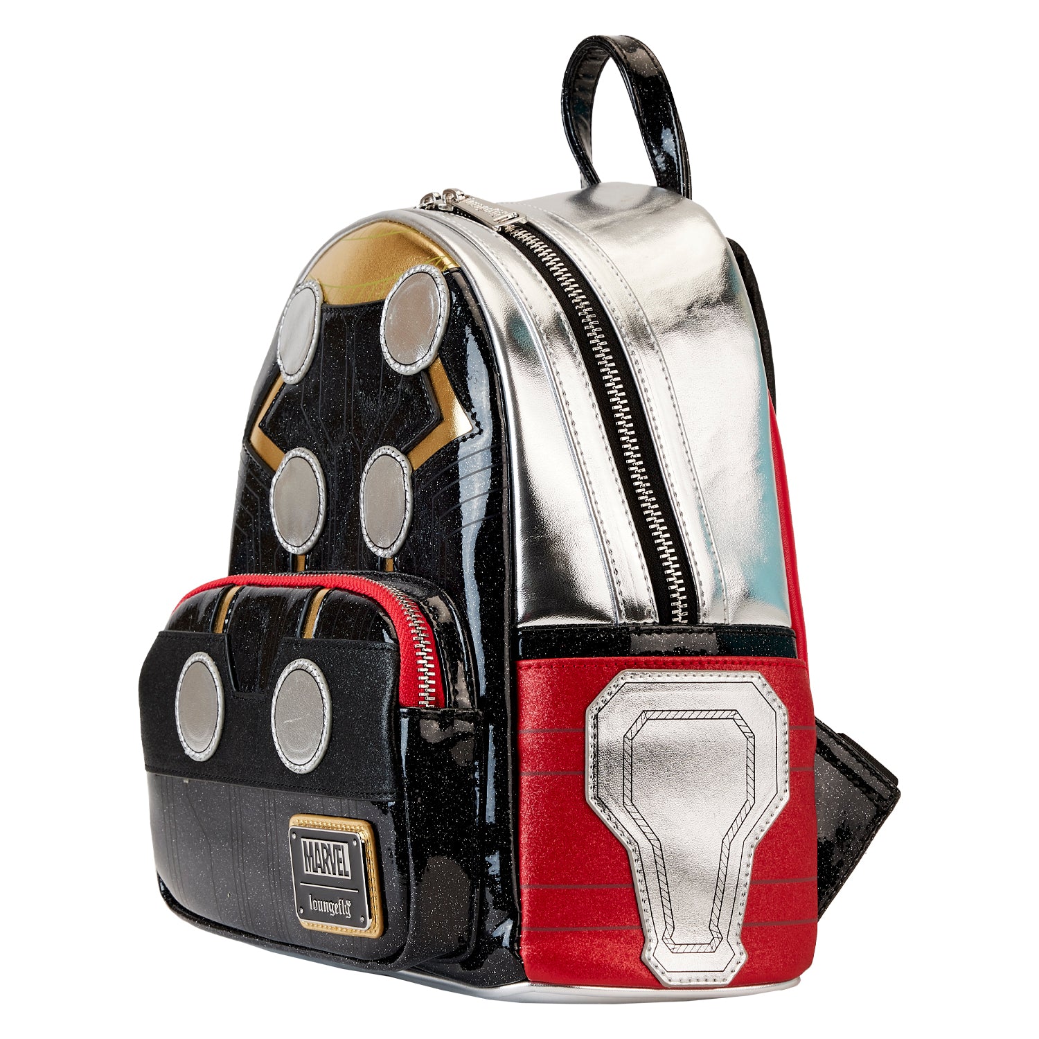 Bioworld Marvel Loki Helmet Cosplay Black Convertible Mini Backpack – Adorn  Purse & Co.