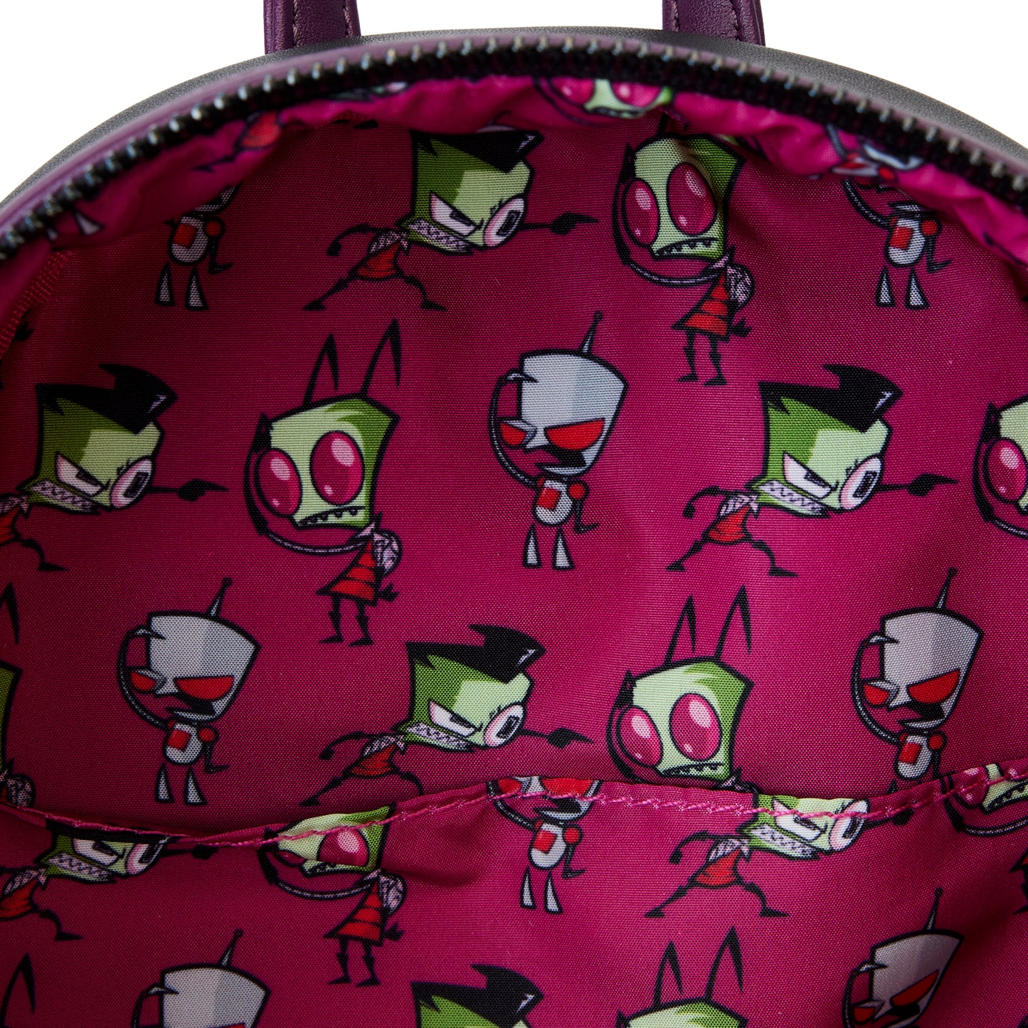 Loungefly Nickelodeon Invader Zip  Secret Lair Mini Backpack