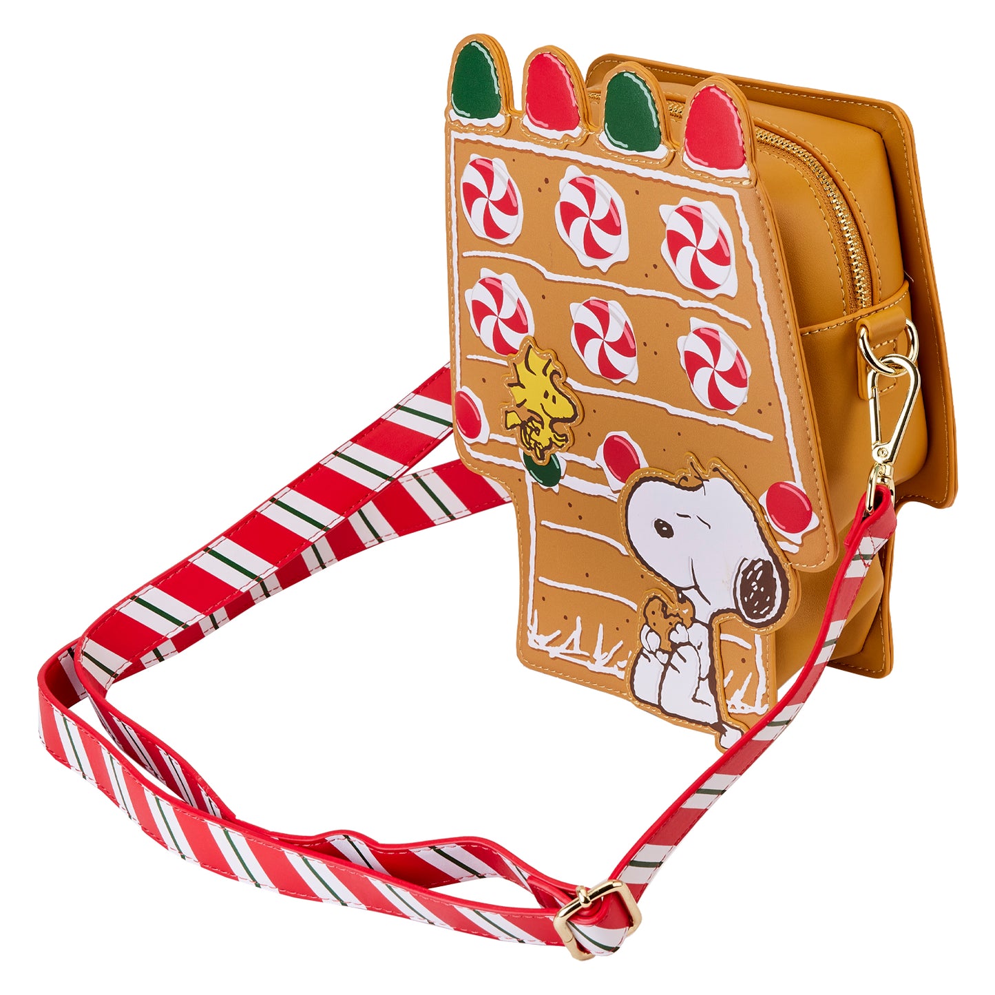 Loungefly Peanuts Snoopy Gingerbread House Scented Crossbody Purse *PRE-ORDER ITEM*