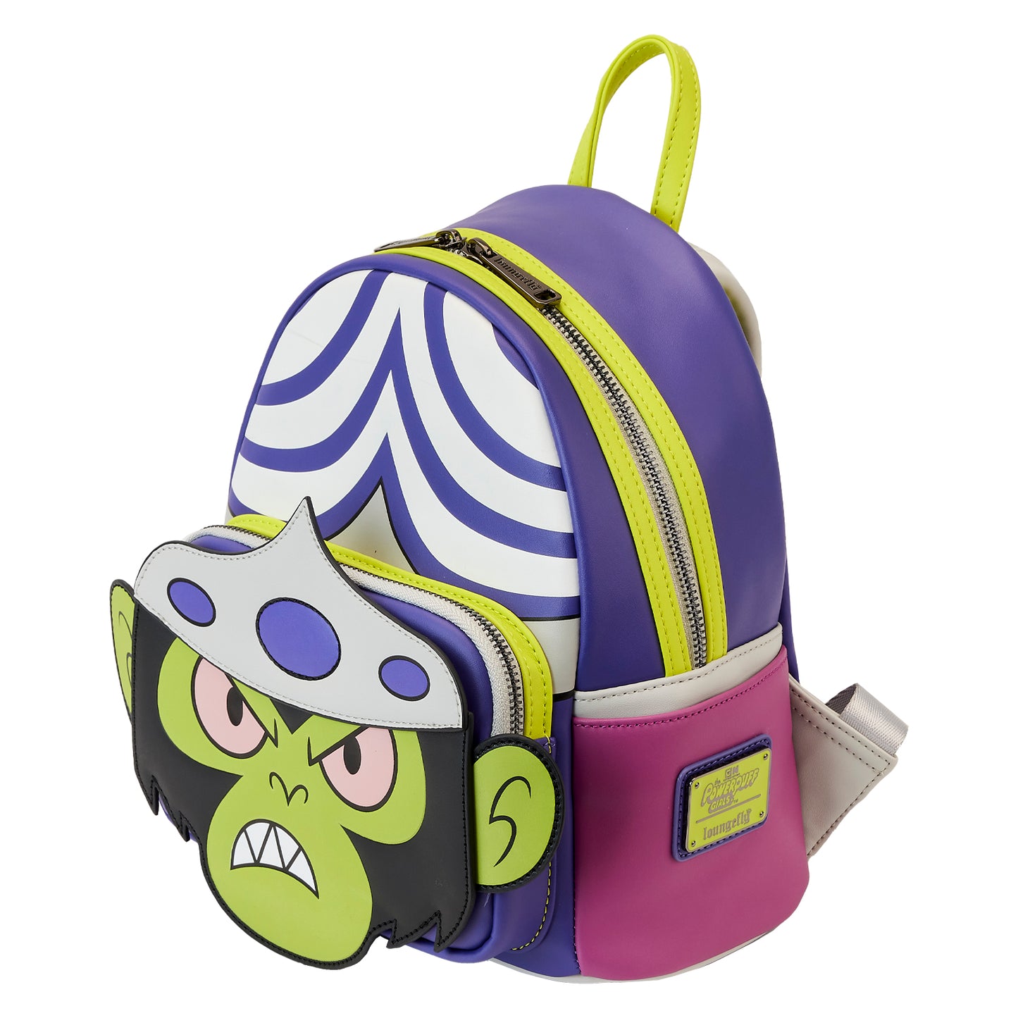 Loungefly Cartoon Network Power Puff Girls Mojo Jojo Glow Cosplay Mini Backpack