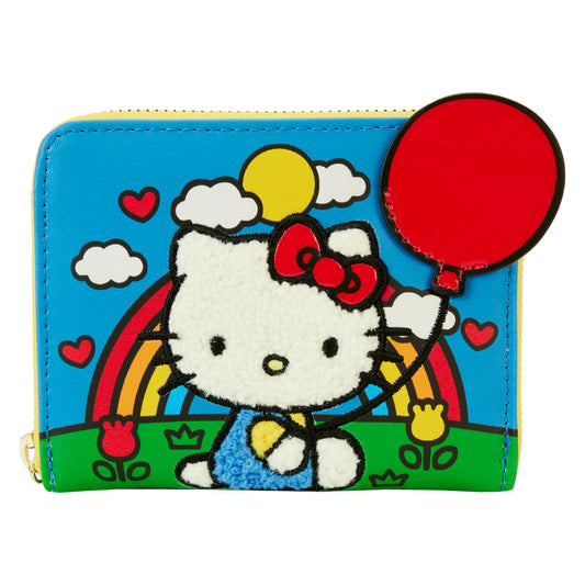 Loungefly Sanrio Hello Kitty 50th Anniversary Chenille Zip Around Wallet *PRE-ORDER ITEM*