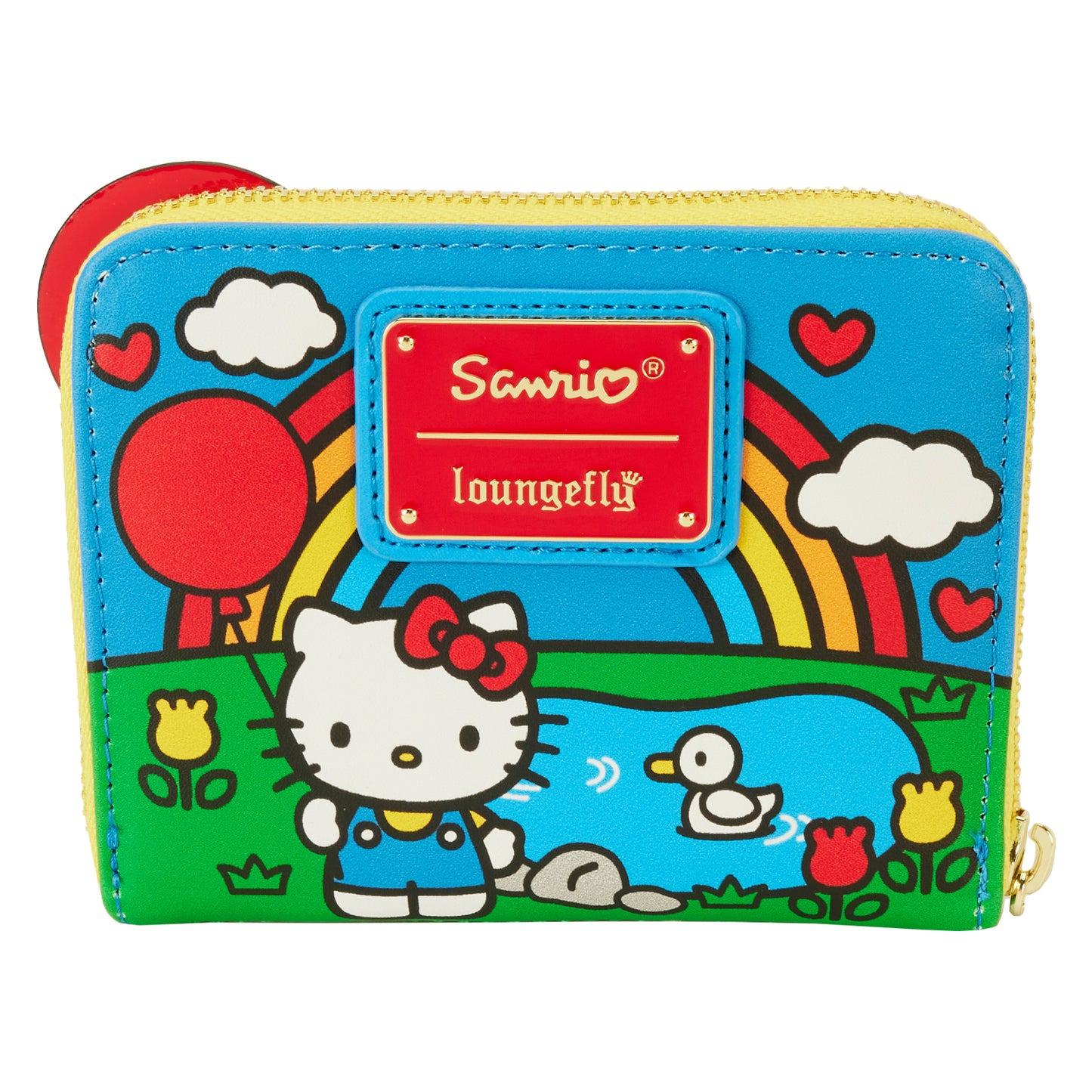 Loungefly Sanrio Hello Kitty 50th Anniversary Chenille Zip Around Wallet *PRE-ORDER ITEM*