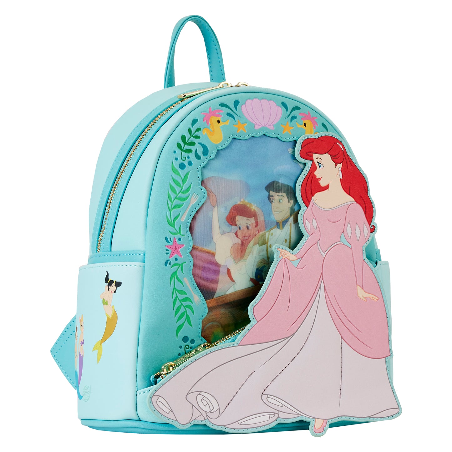 Loungefly Disney The Little Mermaid Princess Lenticular Mini Backpack *PRE-ORDER ITEM*