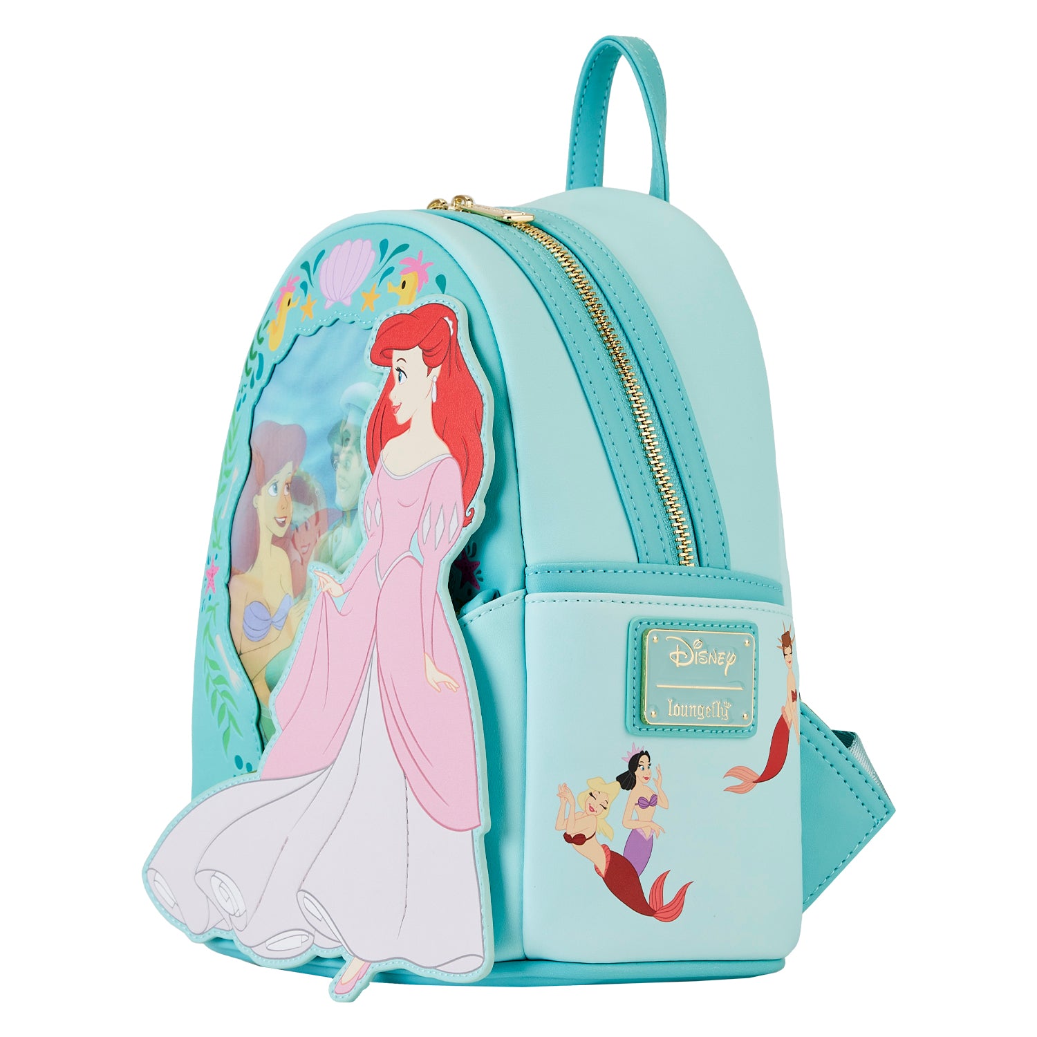 Loungefly, Bags, Disney Loungefly The Little Mermaid Pastel Mini Backpack