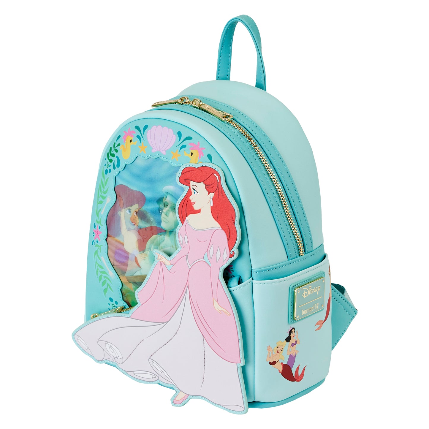 Loungefly Disney The Little Mermaid Princess Lenticular Mini Backpack *PRE-ORDER ITEM*