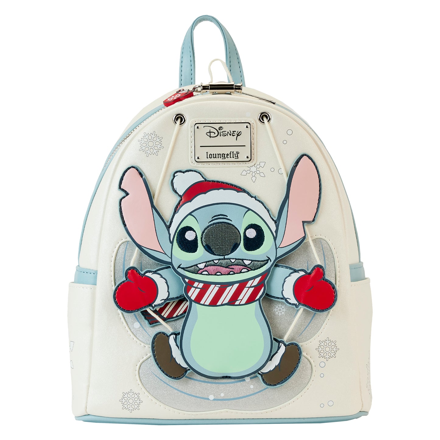 Loungefly Disney Stitch Snow Angel Cosplay Mini Backpack *PRE-ORDER ITEM*