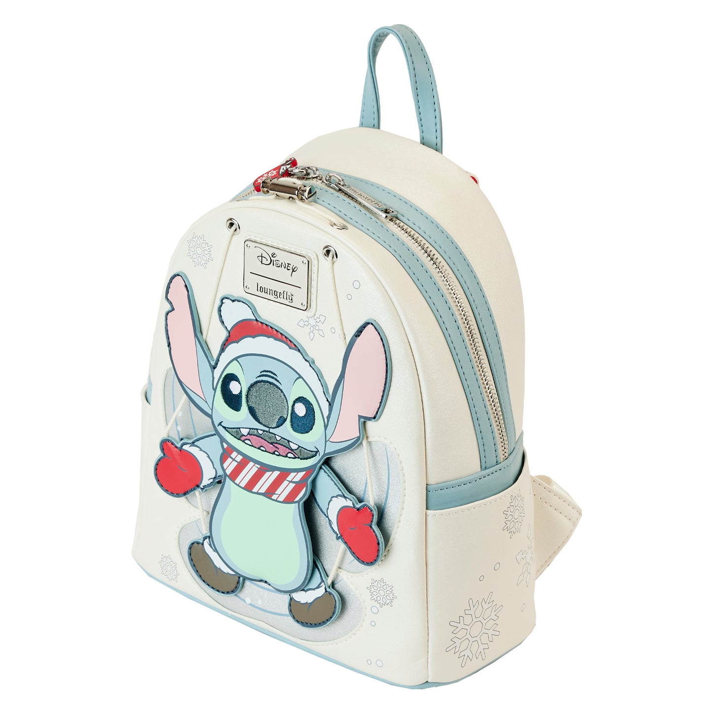 Loungefly Disney Stitch Snow Angel Cosplay Mini Backpack *PRE-ORDER ITEM*