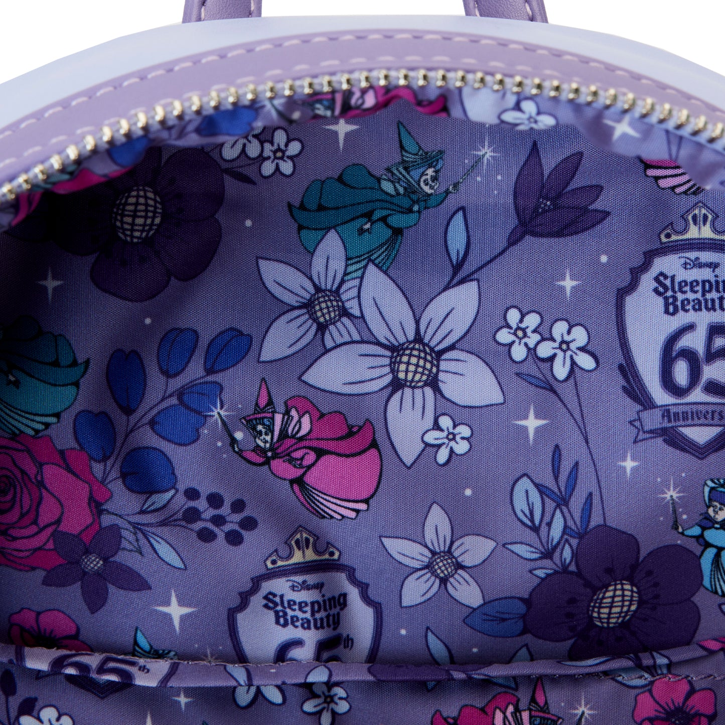Sleeping Beauty 65th Anniversary Floral Scene Mini Backpack *PRE-ORDER ITEM*