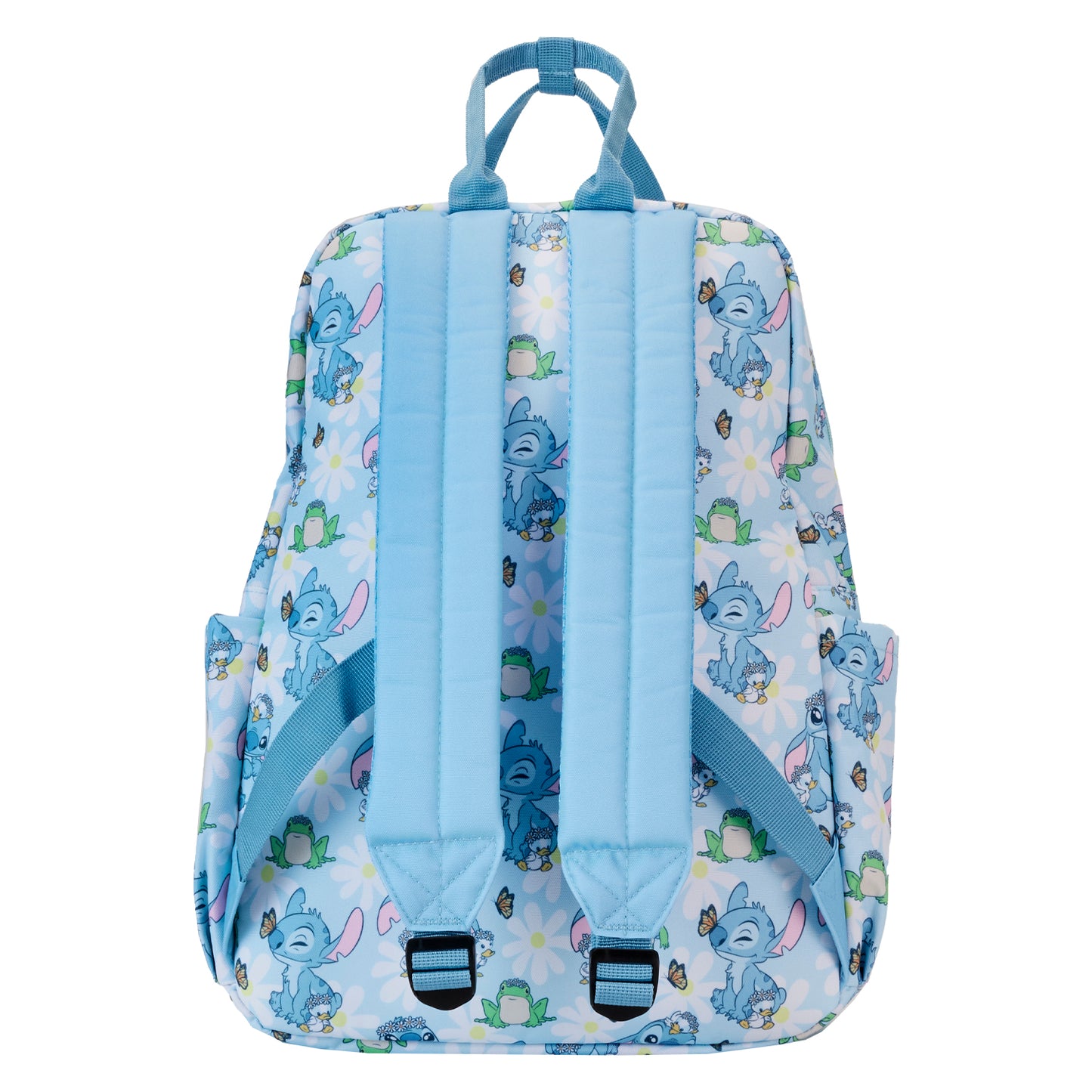 Loungefly Stitch Springtime Daisy All-Over Print Nylon Full-Size Backpack *PRE-ORDER ITEM*