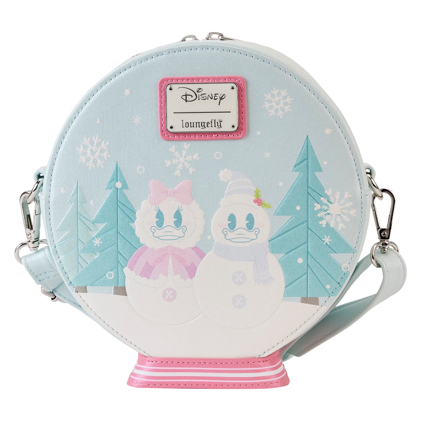 Loungefly Disney Mickey And Friends Winter Snowglobe Crossbody Purse *PRE-ORDER ITEM*