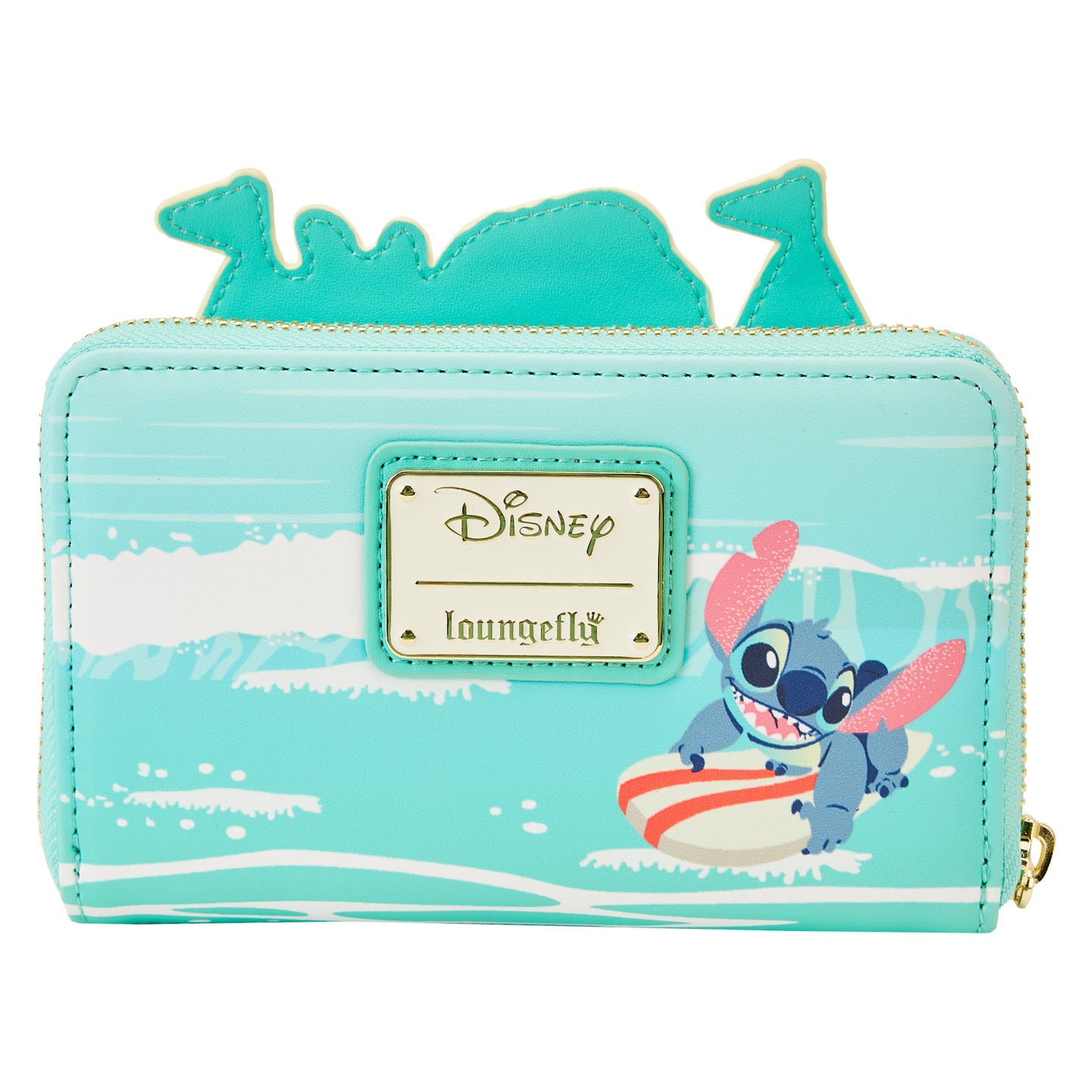 Loungefly Disney Stitch Sandcastle Beach Surprise Zip-Around Wallet