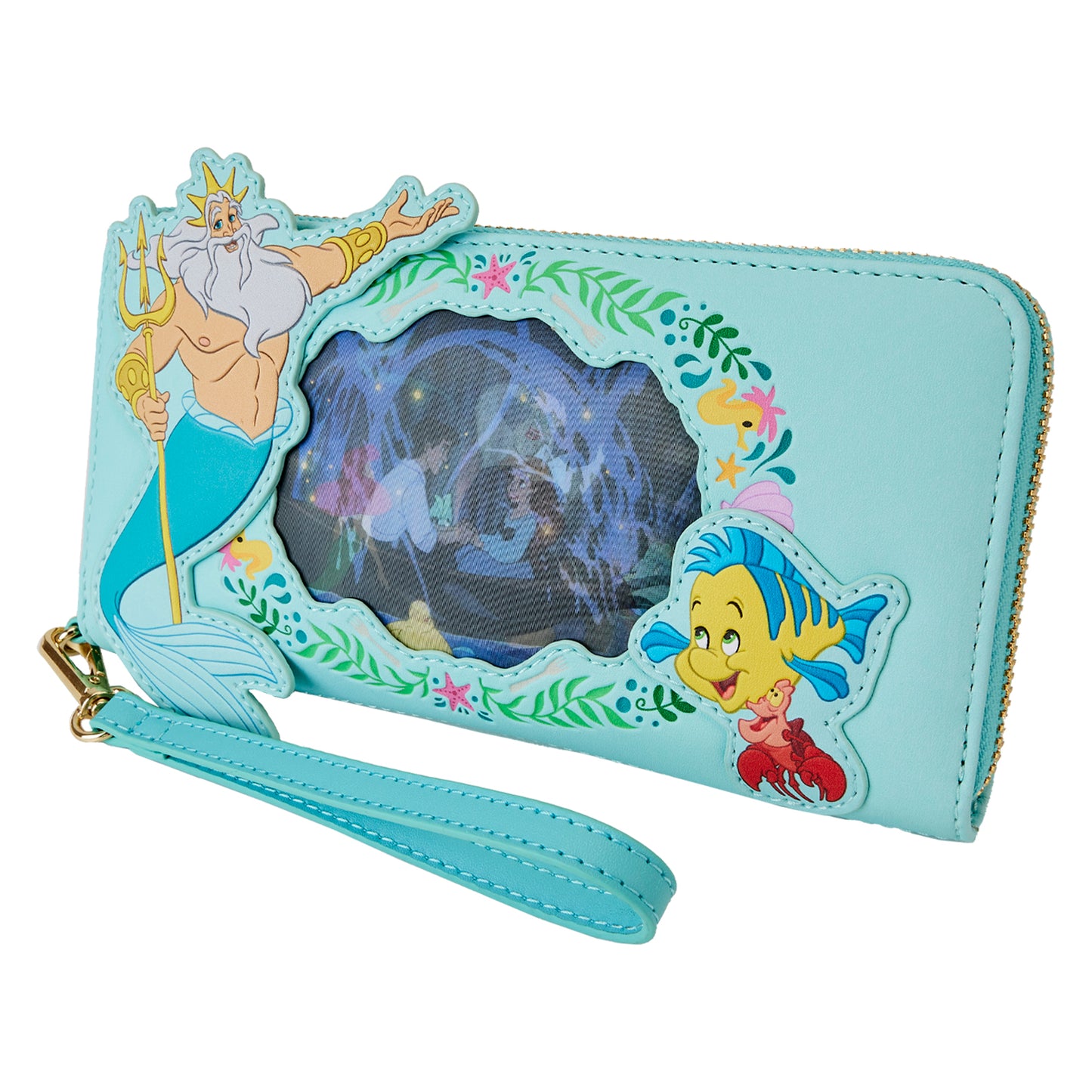 Loungefly Disney The Little Mermaid Princess Lenticular Zip-Around Wallet *PRE-ORDER ITEM*