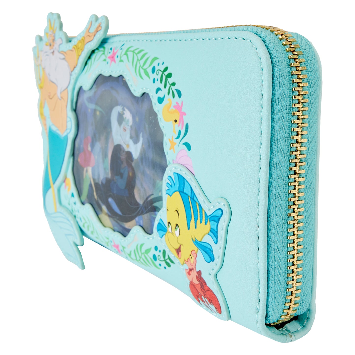 Loungefly Disney The Little Mermaid Princess Lenticular Zip-Around Wallet *PRE-ORDER ITEM*