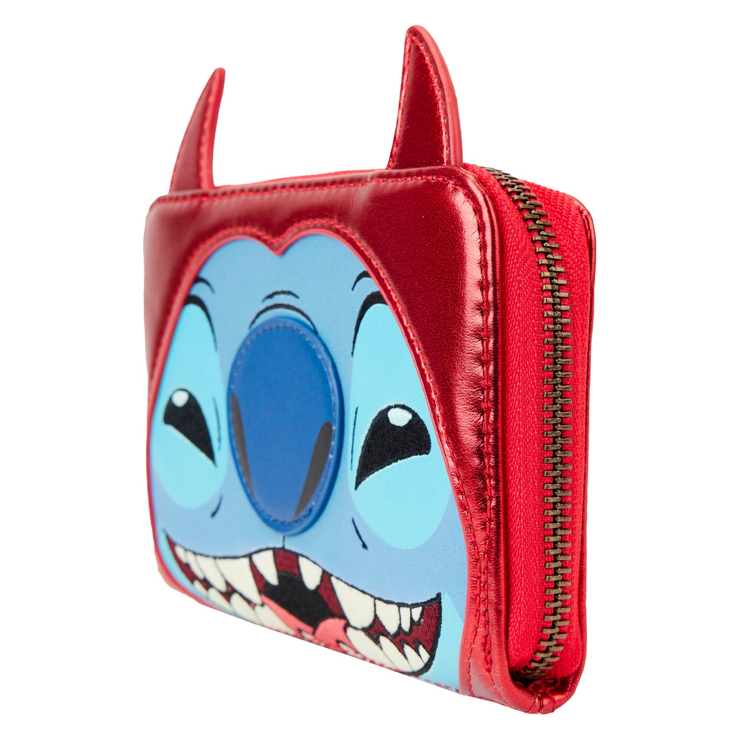 Loungefly Disney Stitch Devil Cosplay Zip-Around Wallet