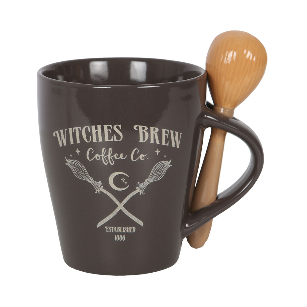 Witches Brew Coffee Co. Halloween Mug and Spoon Set