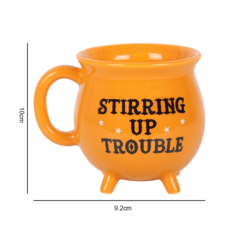 Stirring Up Trouble Halloween Cauldron Mug