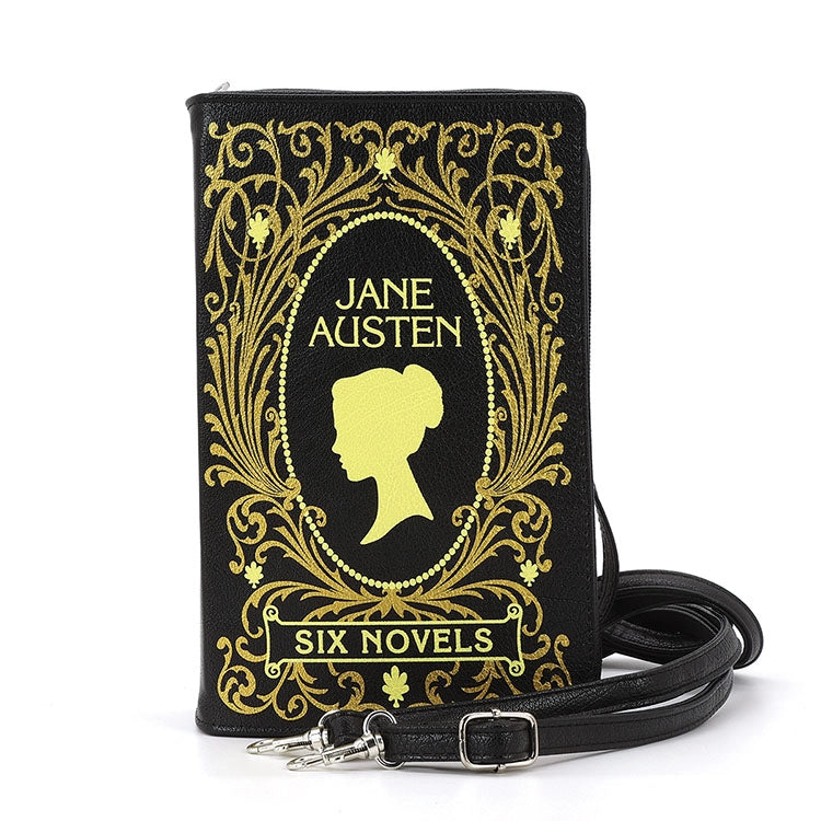 Jane Austen Novels Book Clutch & Cross-body Purse