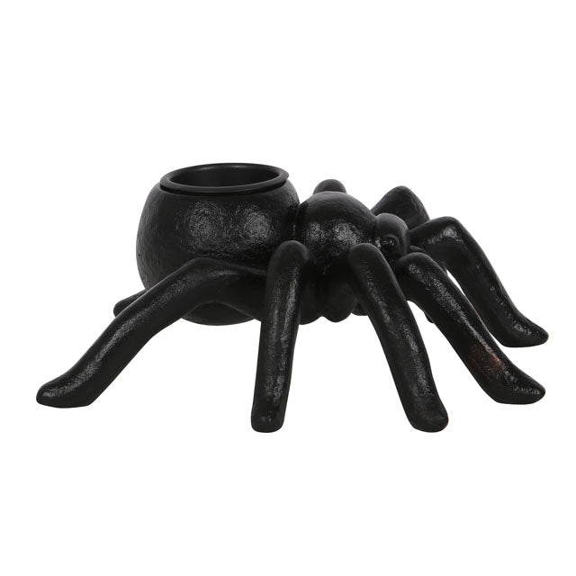 Gothic Halloween Spider Tealight Holder