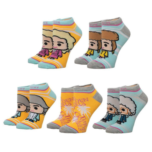 BioWorld The Golden Girls 5 Pair Ankle Socks