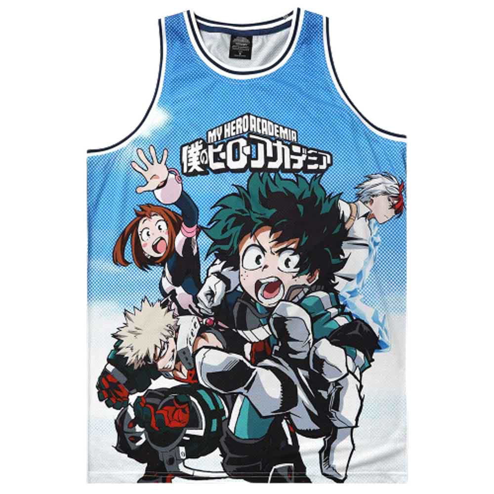 Bioworld My Hero Academia Sublimated Characters Basketball Jersey