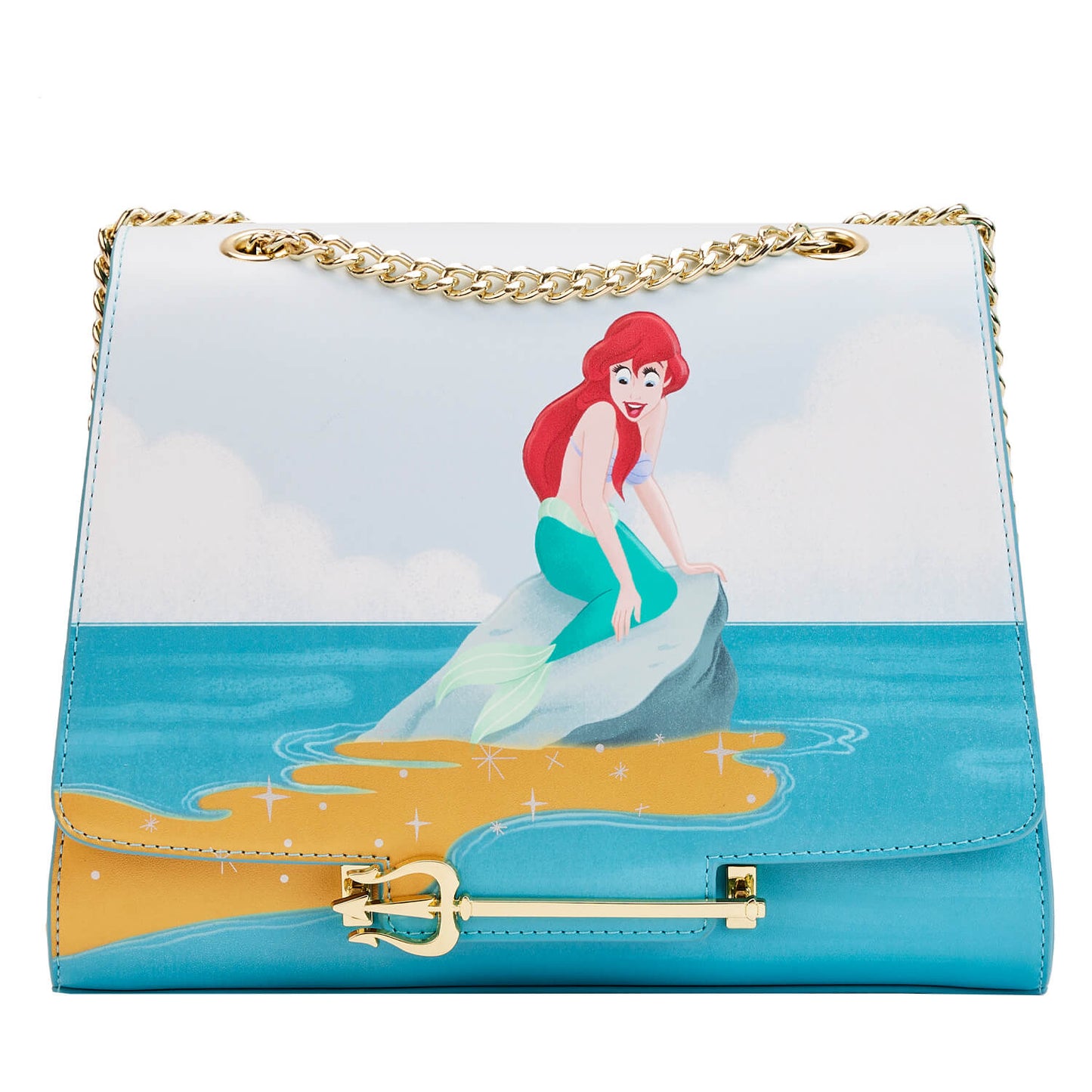 Loungefly Disney The Little Mermaid Triton's Gift Crossbody Purse