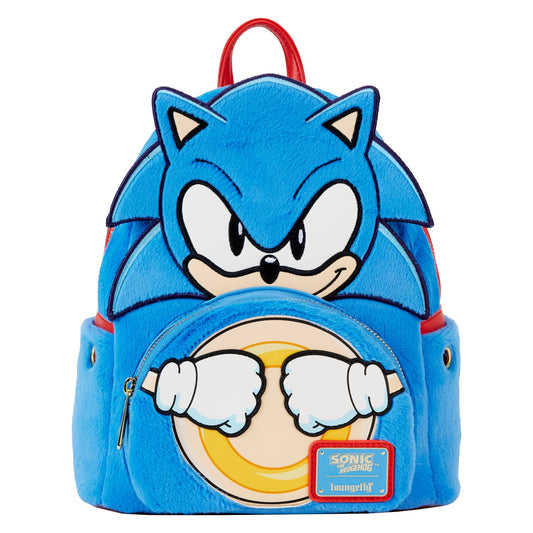 Loungefly Sonic the Hedgehog Classic Cosplay Plush Mini Backpack *PRE-ORDER ITEM*