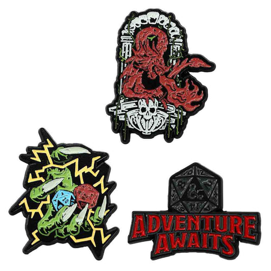 Bioworld Dungeons and Dragons Lapel Pin Set