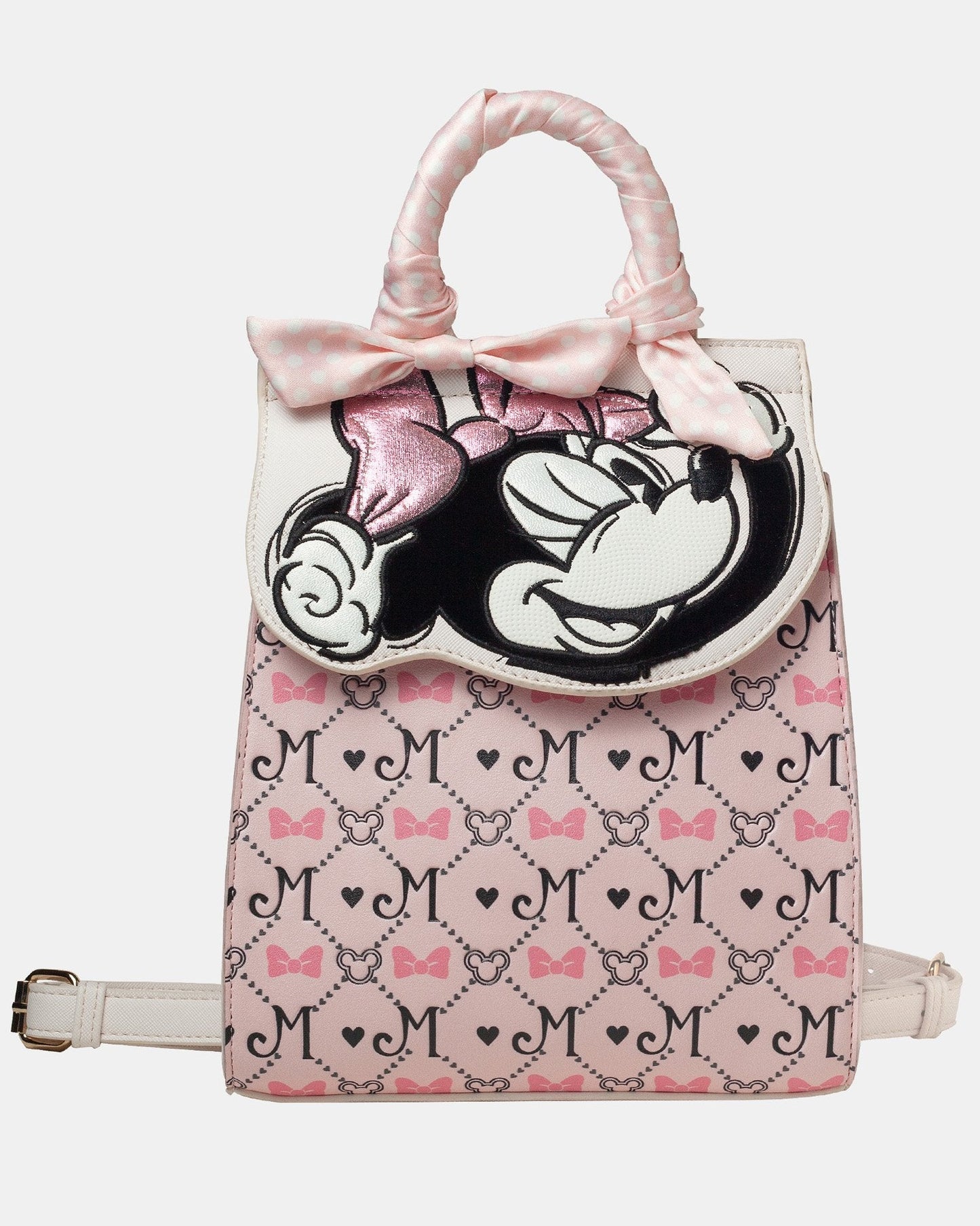 Disney Minnie Mouse Monogram Mini Backpack with Handle by Danielle Nicole