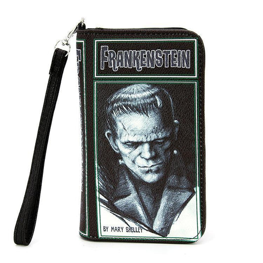 Frankenstein By Mary Shelly Book Wallet With Wrist Strap