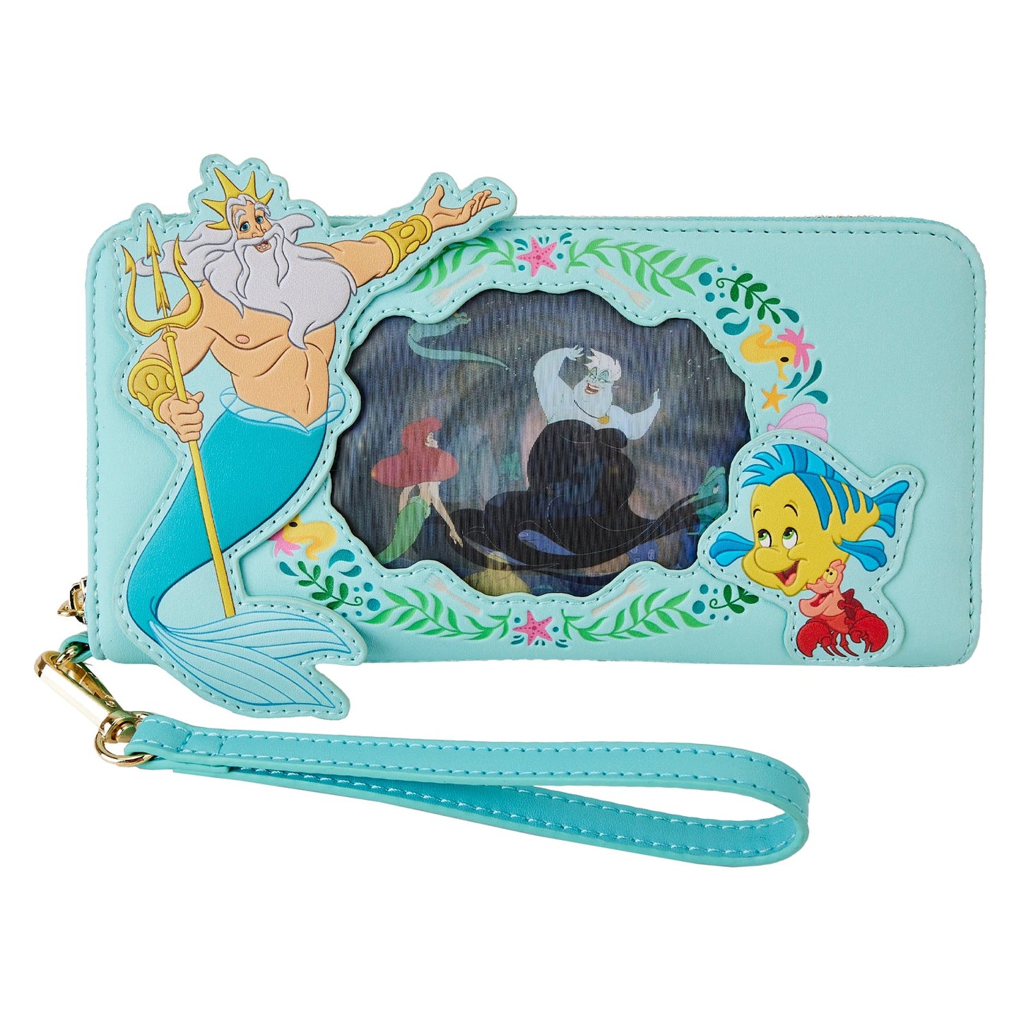 Loungefly Disney The Little Mermaid Princess Lenticular Zip-Around Wallet *PRE-ORDER ITEM*