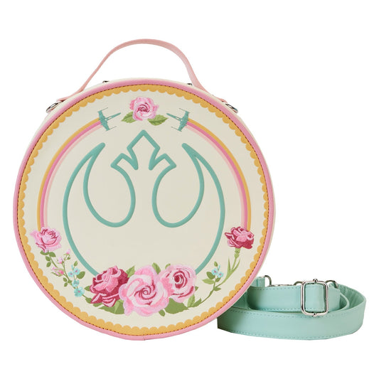 Loungefly Star Wars Rebel Alliance Floral Round Convertible Mini Backpack & Crossbody Bag *PRE-ORDER ITEM*